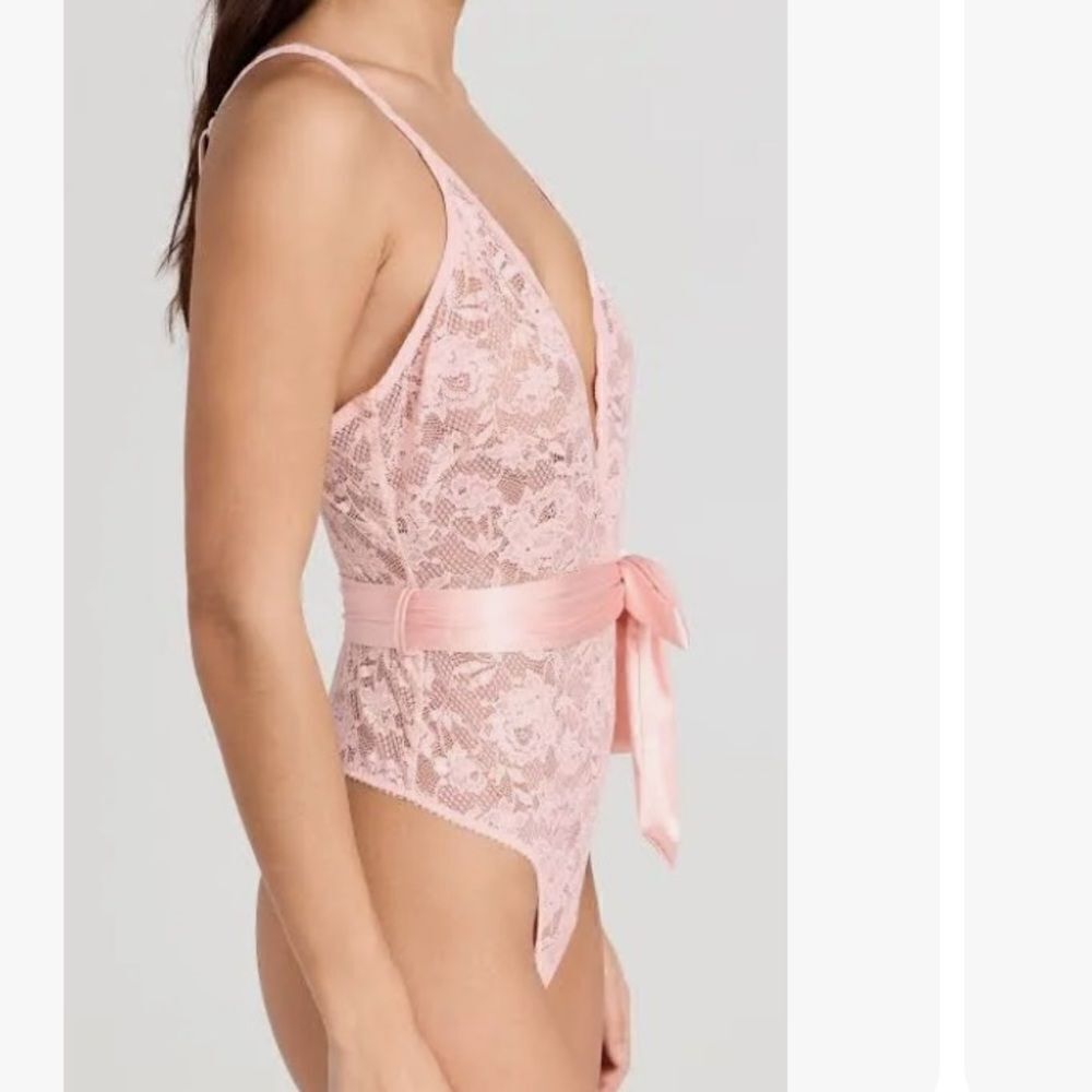 Cosabella Deep -V Lace Bodysuit - Picture 4 of 5